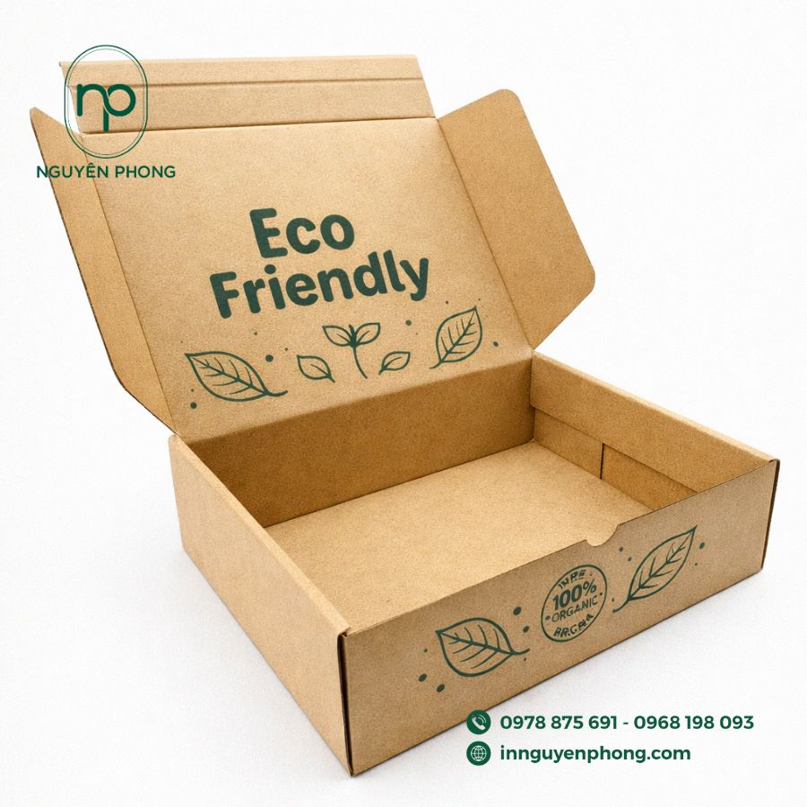 In hộp giấy nắp gài tại TPHCM